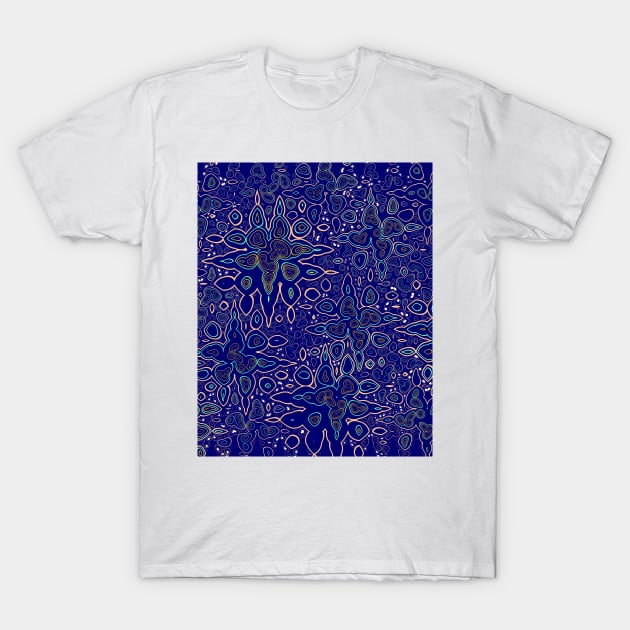 Millions and billions of stars, abstract starry night sky T-Shirt by KINKDesign